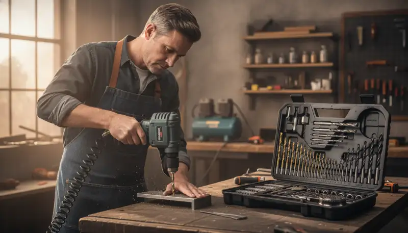 Bohrer Set Metall Holz: Präzision mit Druckluft