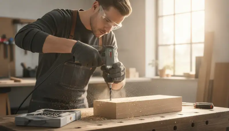 Präzision im Holz: Das Holzbohrer Set