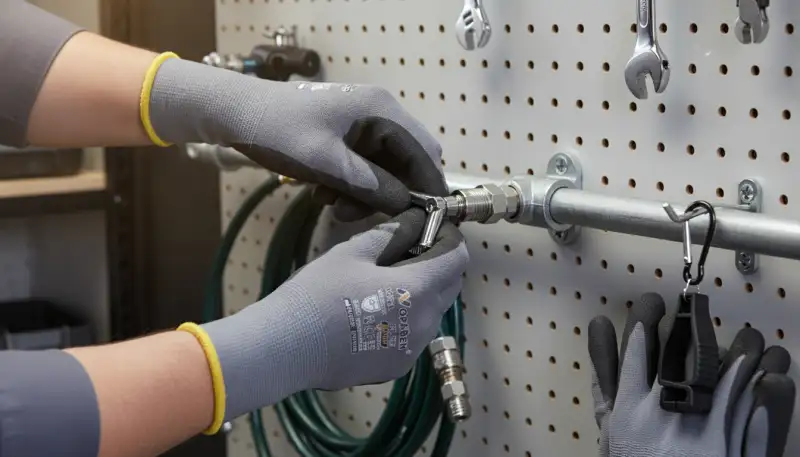 Robuste Gewindefittings für Druckluftsysteme