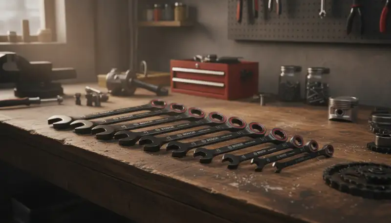 Unverzichtbar für jede Werkstatt: Das Bosch Schraubenschlüssel Set 10tlg. im Fokus
